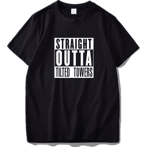 Fortnite Straight Outta Tilted Towers Logo T-Shirt
