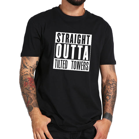 Fortnite Straight Outta Tilted Towers Logo T-Shirt