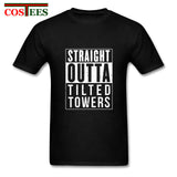 Fortnite Straight Outta Tilted Towers Logo T-Shirt