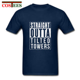 Fortnite Straight Outta Tilted Towers Logo T-Shirt