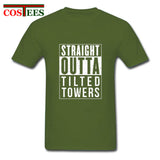 Fortnite Straight Outta Tilted Towers Logo T-Shirt