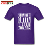 Fortnite Straight Outta Tilted Towers Logo T-Shirt