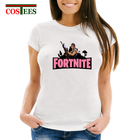 Fortnite Womens Pink Logo T-Shirt