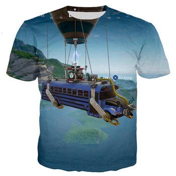 Fortnite Battle Bus Design T-Shirt