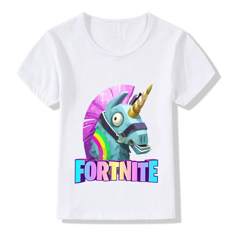Fortnite Battle Royale Unicorn Logo T-Shirt