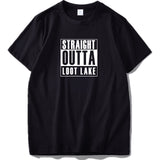 Fortnite Straight Outta Loot Lake Logo T-Shirt